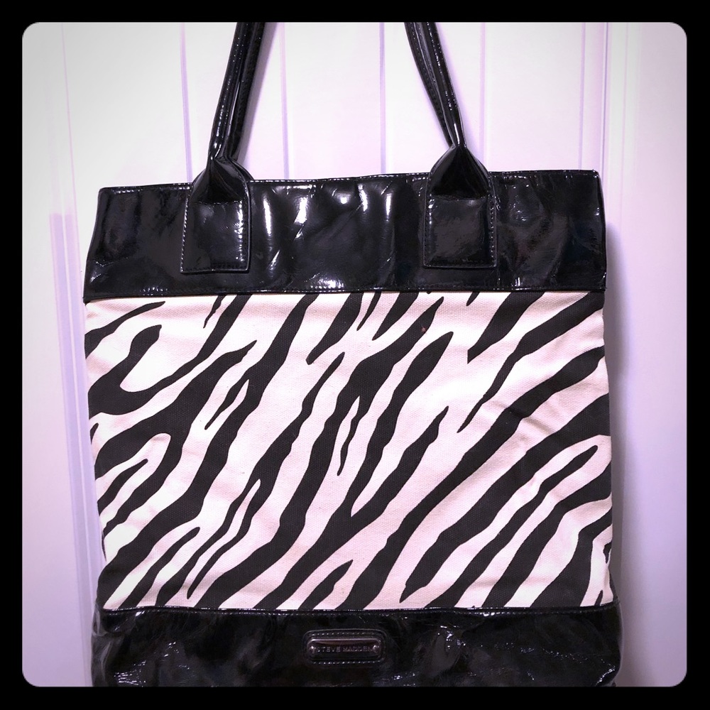 Steve Madden zebra purse